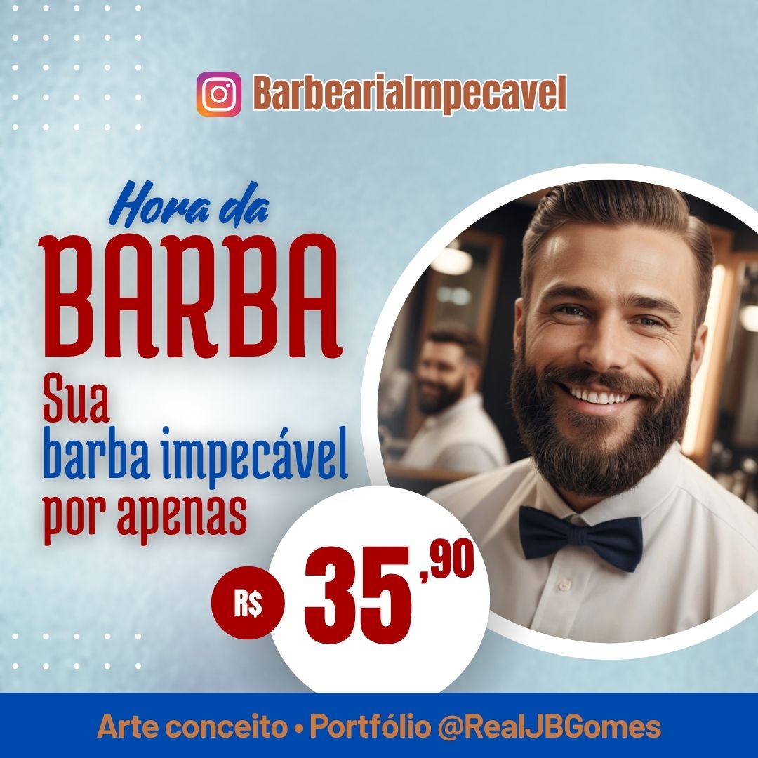 Barbearia Impecável - Promoção Hora da Barba