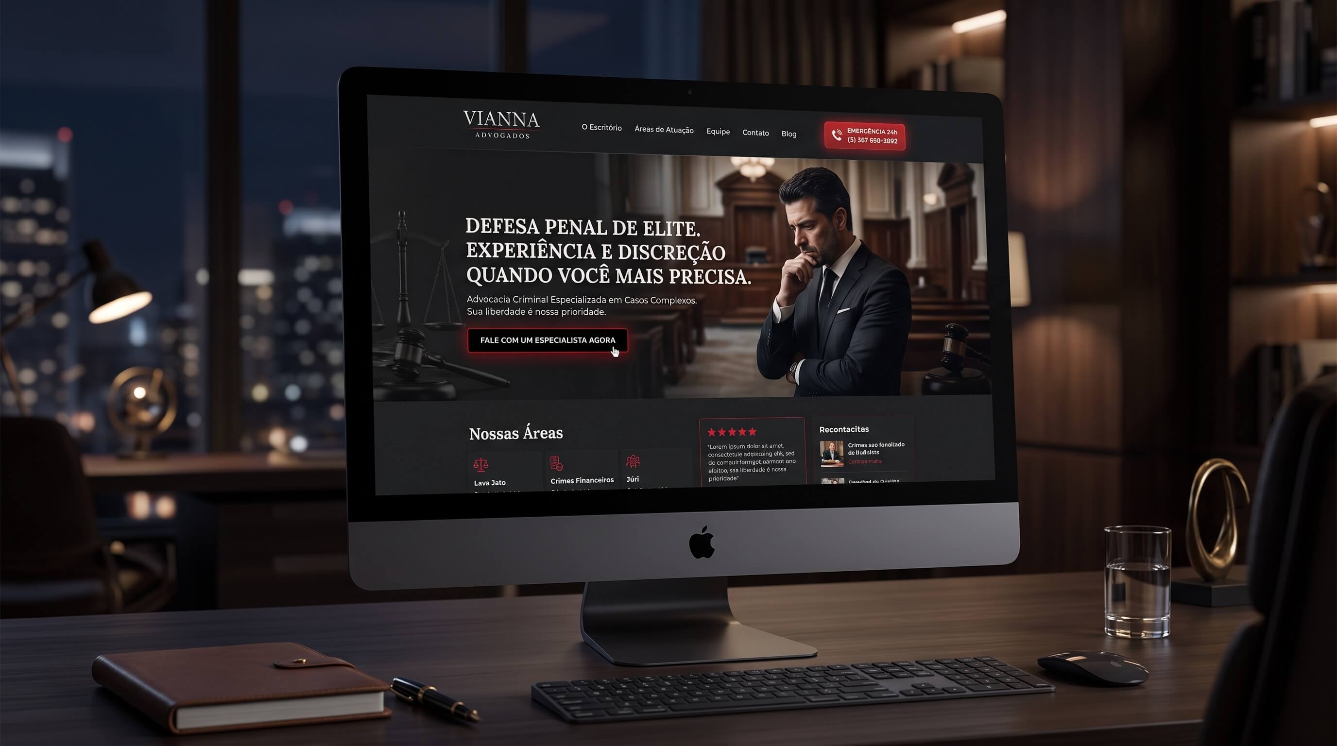 Advocacia Criminal & Plantão 24h - Vianna Advogados | Defesa Penal Estratégica