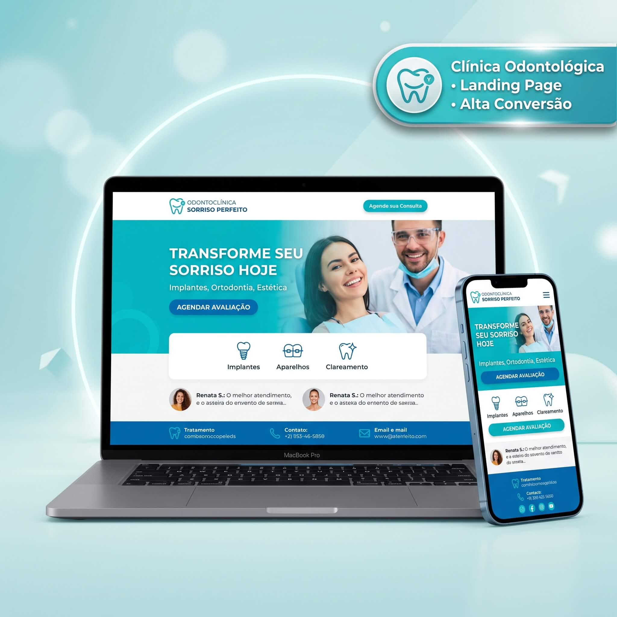 Clínica Odontológica - Landing Page de Alta Conversão
